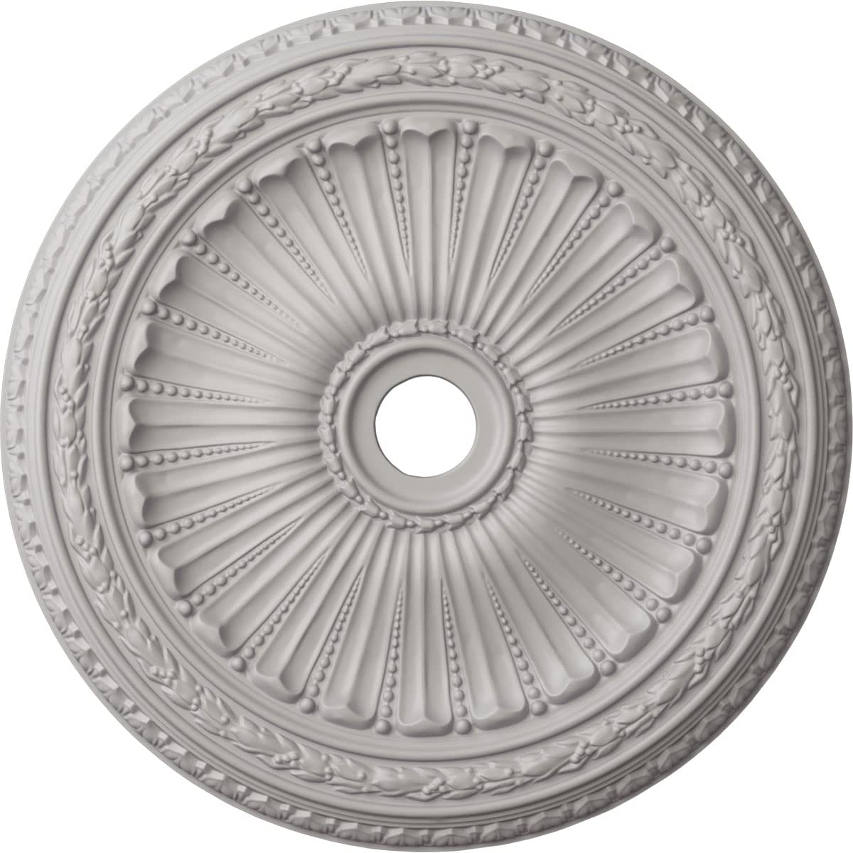 Viceroy Ceiling Medallion, Ultra Pure White, 35 1/8"OD x 4 7/8"ID x 2 1/2"P