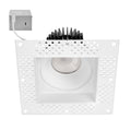 4" White Trimless Anti-Glare LED Square Downlight 1000 Lumens 5CCT