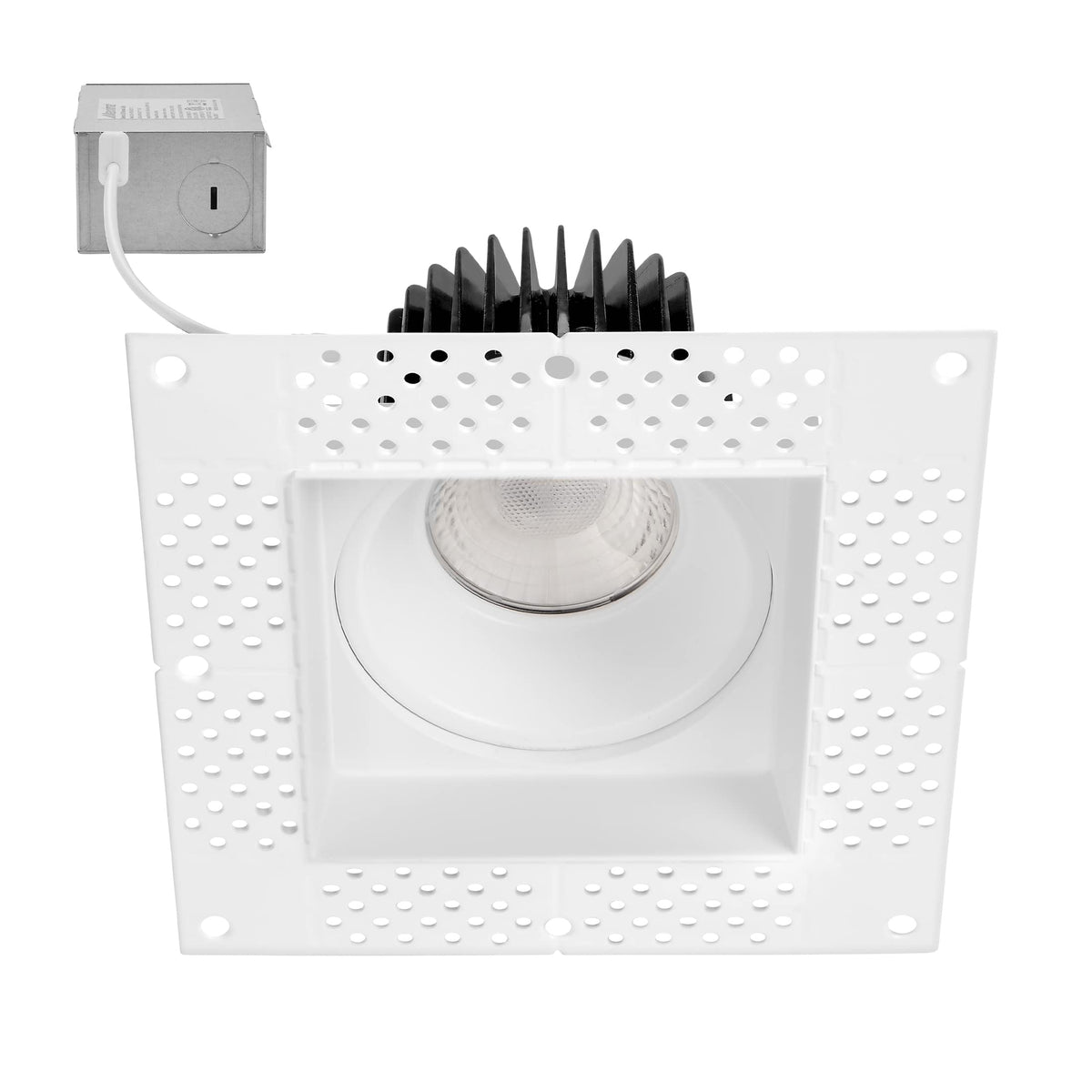 4" White Trimless Anti-Glare LED Square Downlight 1000 Lumens 5CCT