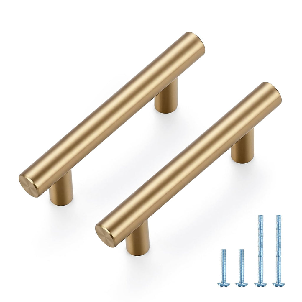 Champagne Bronze Cabinet Pulls Drawer Pulls 2-1/2 Inch CC 25 Pack