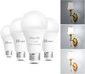 3 Way A21 LED Bulb,50 -100 -150W Equivalent,5000K Daylight, E26 Base,4 Pack