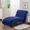 Velvet Chaise Longue Slipcover Luxury Chaise Chair Cover Indoor Furniture Cover Slipcovers for Chaise Lounge Ultra
