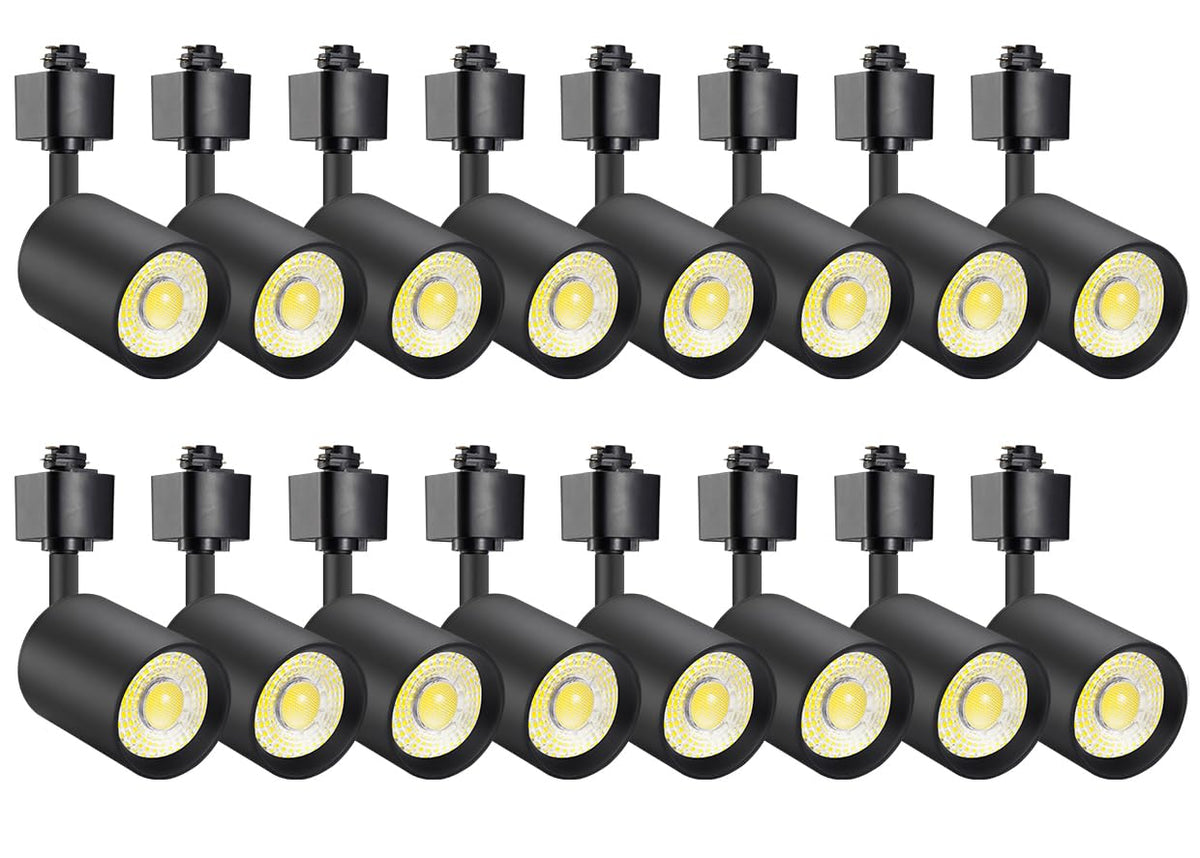 10W Dimmable LED Track Lighting Heads H Type Track Light Replacement Fixtures Bright 3000K Warm White Ceiling