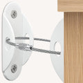 Furniture Anchors (16 Pack) for Baby Proofing, Anti Tip Furniture Anchor Securing 420lbs Tension Earthquake Resistant