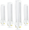 827 CFL Bulb G24q-2 4 Pin 18W 2700K Warm White Plug in 4 Pk
