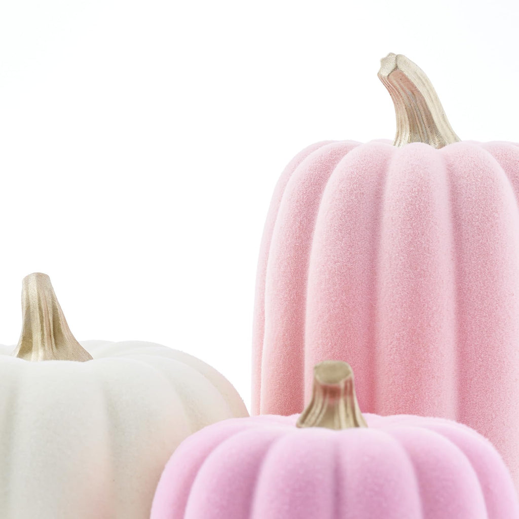 Pumpkins Fall Decoration Thanksgiving Set for Decorating, 7PCS