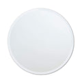 Frameless Round Mirror, 18" Diameter Circle Bathroom Wall Mirror w/Beveled Edge