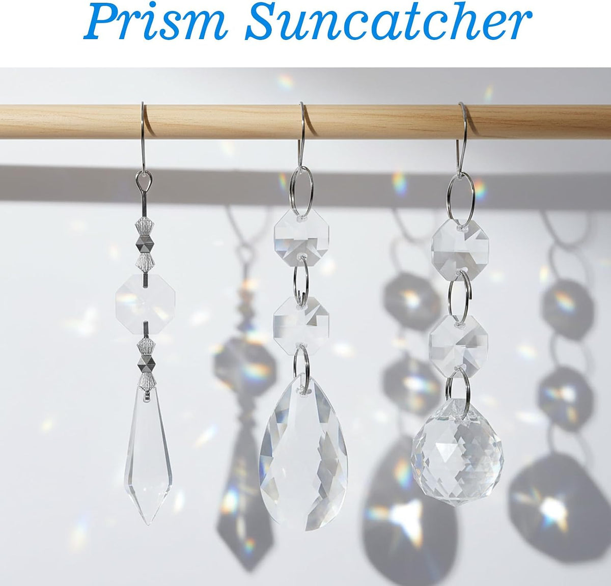 66 Pack Chandelier Crystal Prism Replacement