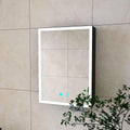 Mirror Medicine Cabinet with Storage,White led Lighted Bathroom Mirror Anti Fog smart Medicine Cabinet,wall Mounted