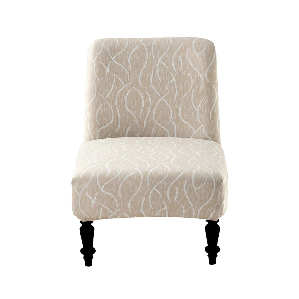 Armless Chair Slipcover Removable Armless Accent Chairs Covers Washable Armless Slipper Chair Slipcover Printed