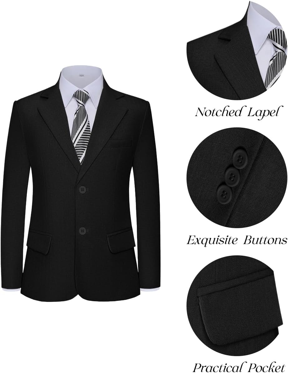 Boys Blazer Casual Summer Sport Coats for Boys Slim Fit Jacket for Kids
