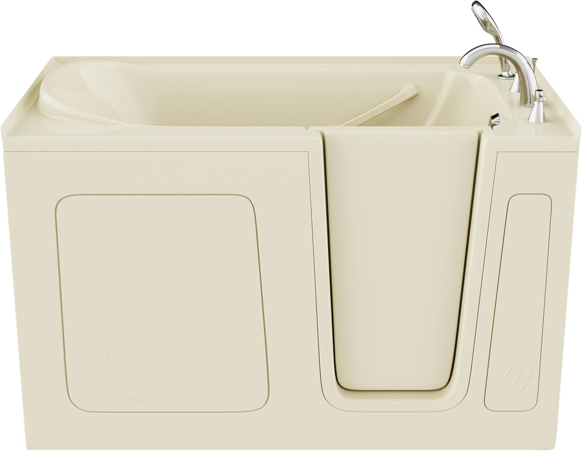 Tubs Series Wide Opening Door Right Drain Quick Fill Walk-In Soaking Tub in Biscuit Finish 32 in. x 60 in. | AMZ3260RBS
