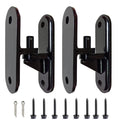 Heavy Duty Gate Hinges 2 Pack, Steel Anti-Sag Design Wall Mount