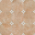 Tetuan Cotto 17-3/8" x 17-3/8" Porcelain Floor and Wall Tile