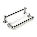 10 Pack 5 inch(128mm) Hole Center Vibrant Polished Nickel Cabinet Pulls Solid Heavy-Duty Kitchen Cabinet Hardware
