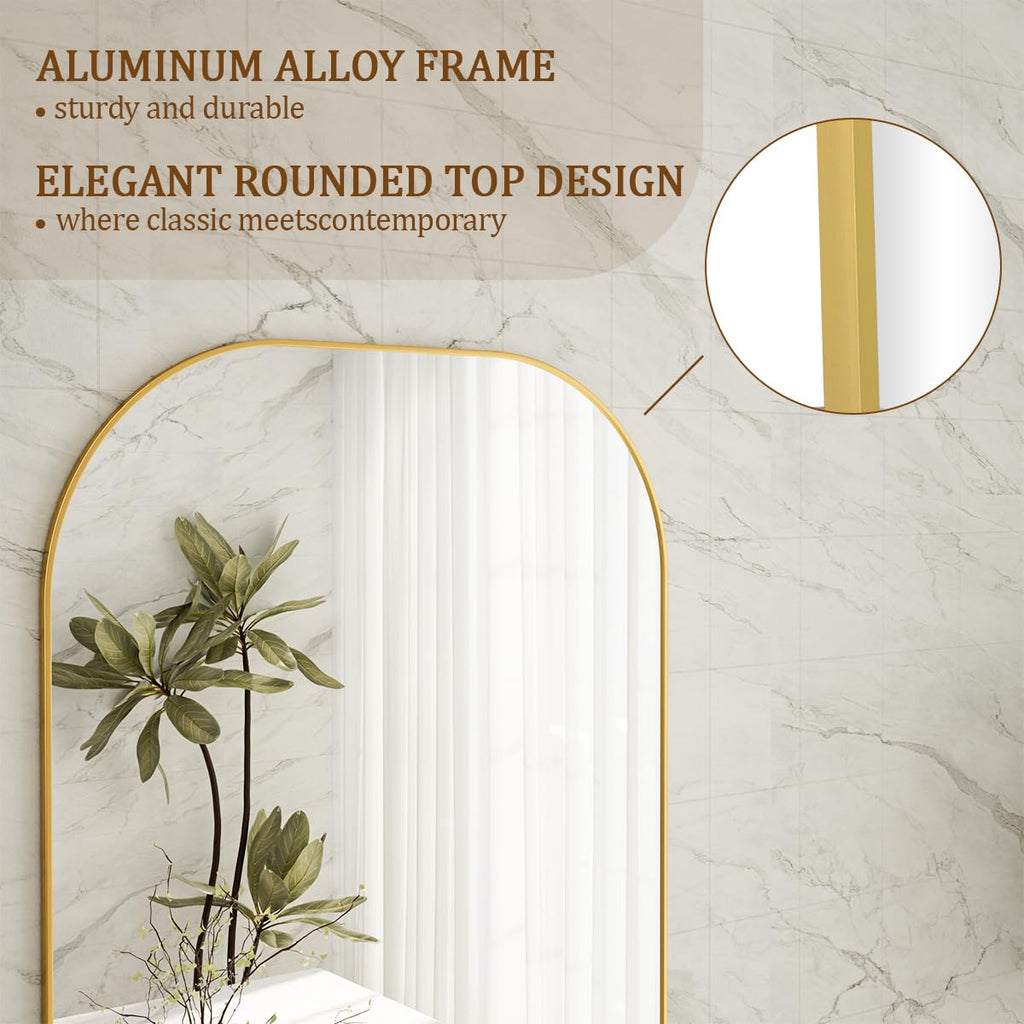 Full Length Mirror, 71"x26" Mirror Full Length with Stand