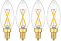 Dimmable E12 Candelabra LED Light Bulbs 25W Equivalent, 2700K Warm White, 2 Watts E12 Base LED Bulb, 200LM LED