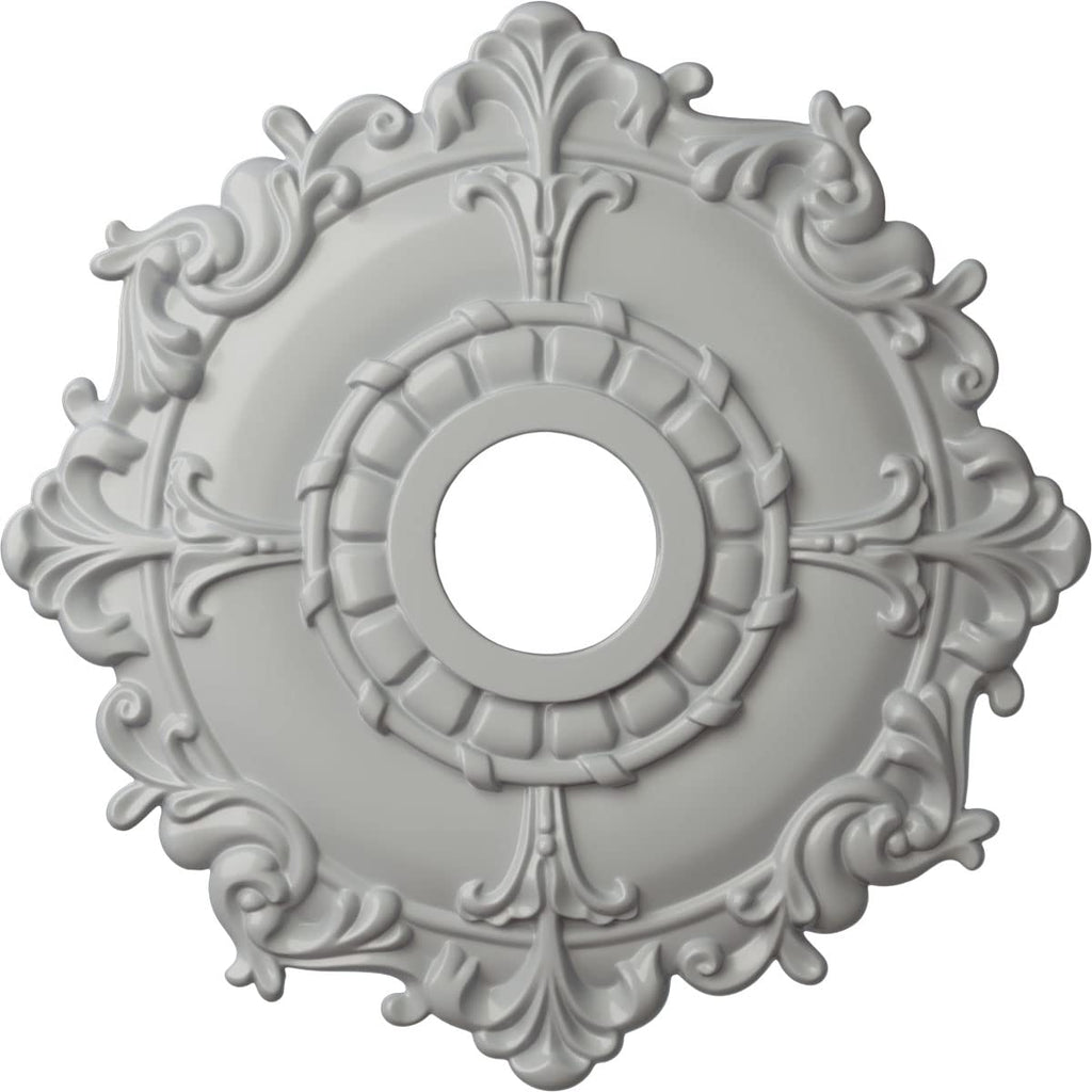 Riley Ceiling Medallion, Frost