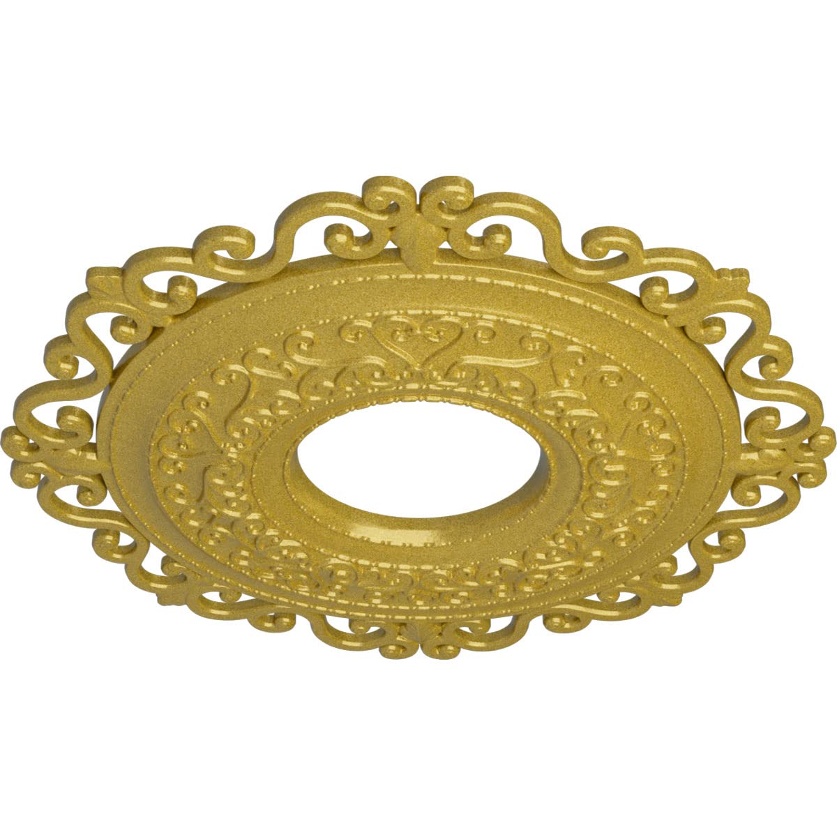 Orrington Ceiling Medallion, Brass