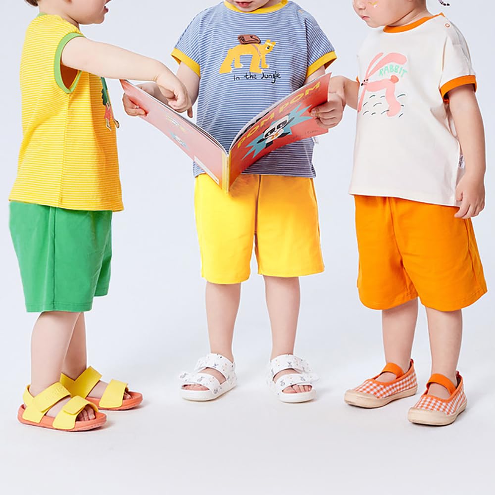 Boys Elastic Waist Dinosaur Cotton Shorts Toddler Kids Pants