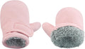 Baby Toddler Winter Mittens Girls Warm Fleece Lined Gloves Kids Sherpa Lined Mittens for Boys