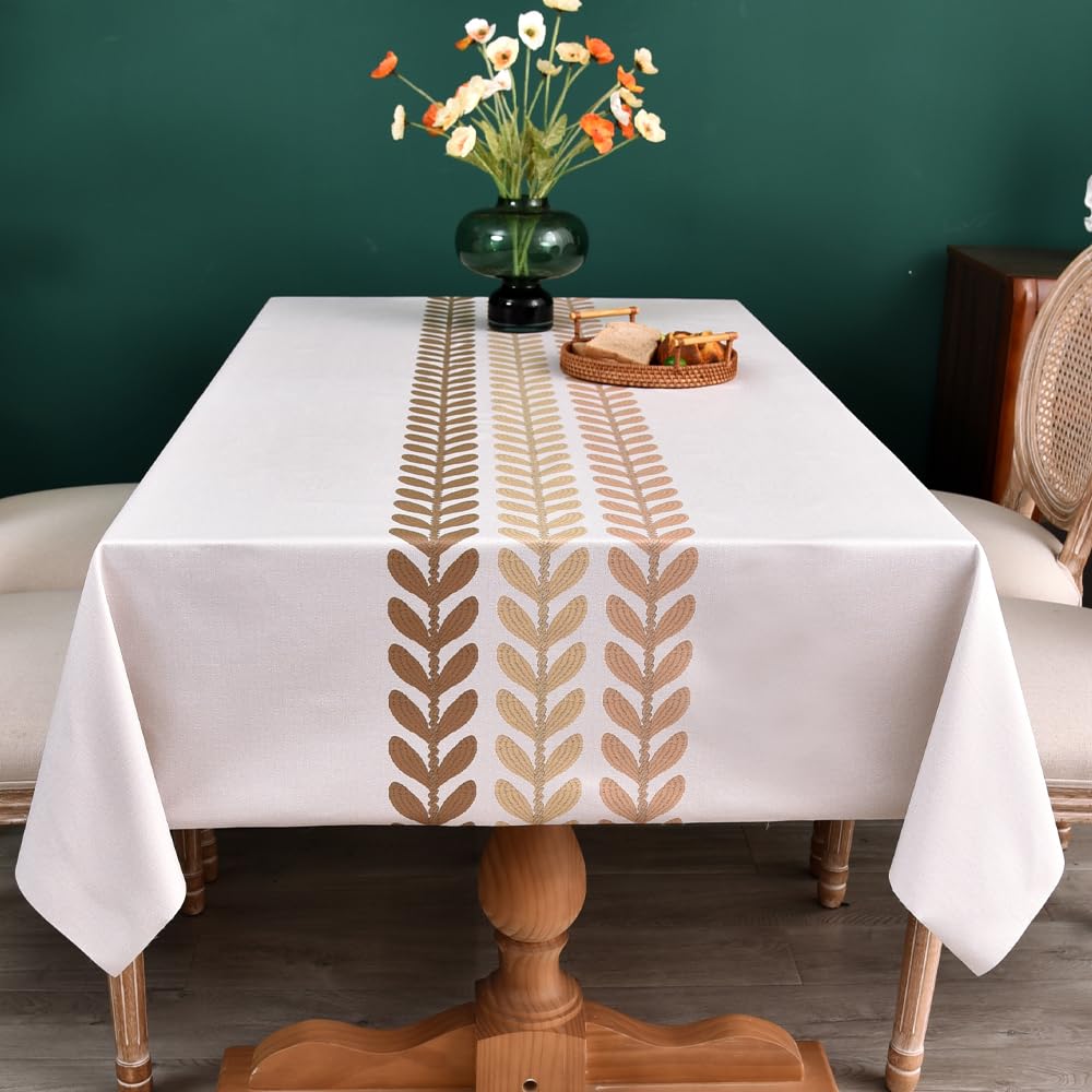 Heavy Duty Vinyl Tablecloths for Rectangle Tables 70x55