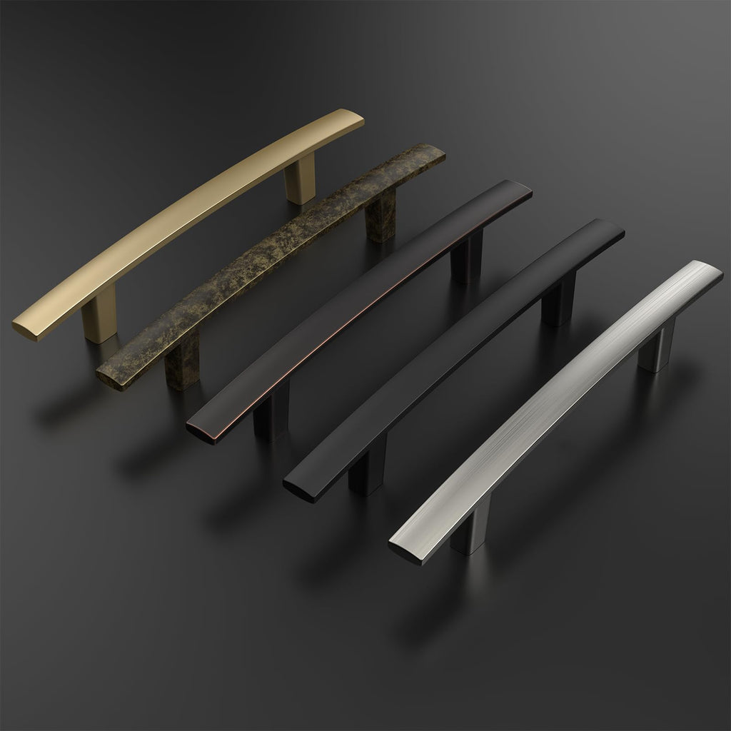 20 Pack Matte Black Cabinet Pulls, Solid Zinc Alloy, 3-3/4 Inch CC