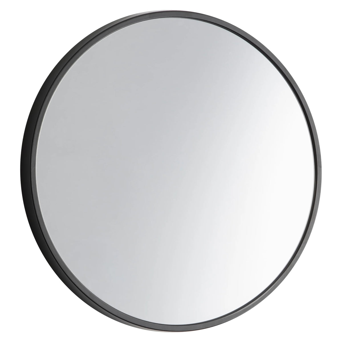 Circle Mirror Set, 3-Piece Small Round Mirrors, 10 Inch, Black, Plastic Frame, Glass Mirror, Easy Installation