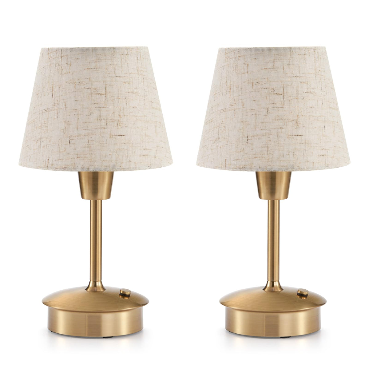 2 Pack Small Rechargeable Cordless Table Lamp for Restaurant Bar