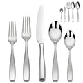65 Piece Silverware for 12 Heavy Duty, Stainless Steel 18/10 Flatware Set