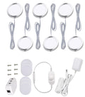 LED Puck Lights 6-Pack, Dimmable Under Cabinet Lights 6000K White