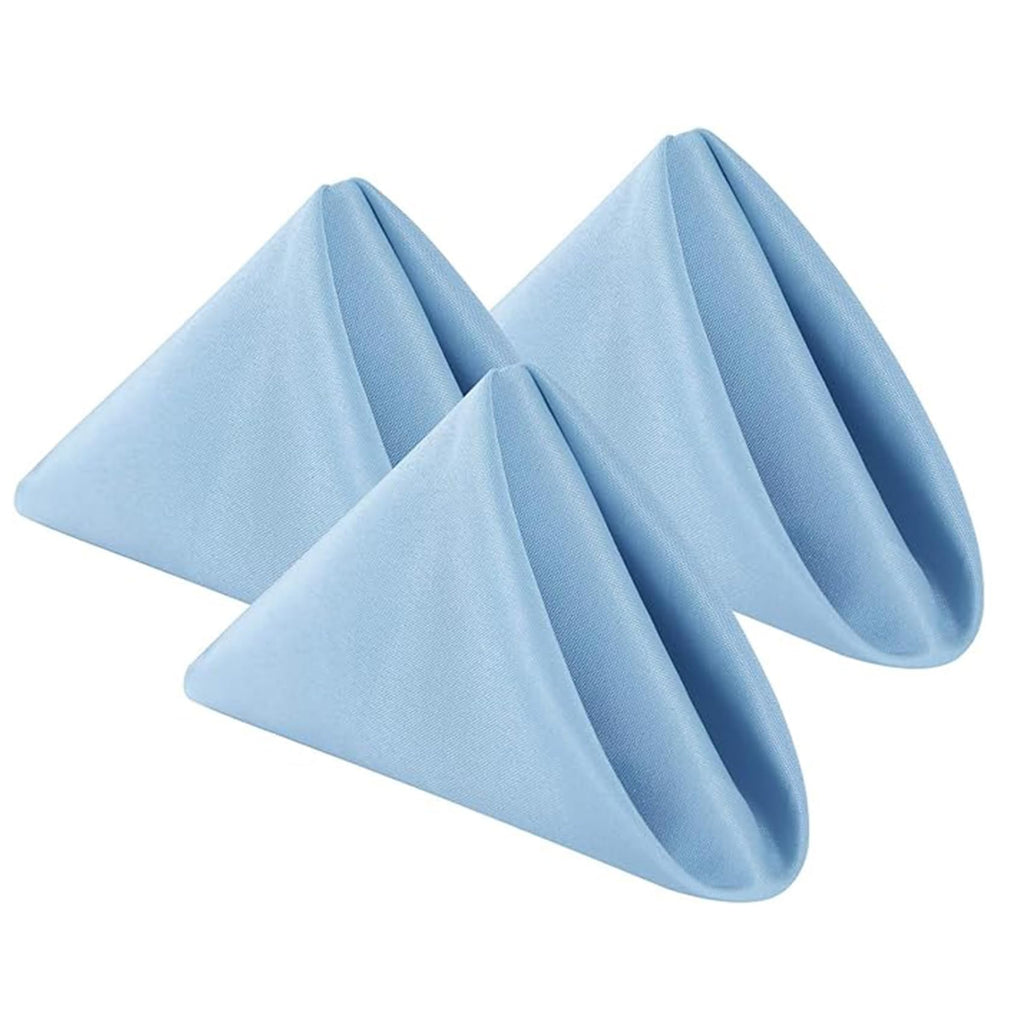 Cloth Napkins Set of 120, 17x17 inches Dinner Napkins Cloth Washable, Polyester Square Table Cloth Napkin Bulk with