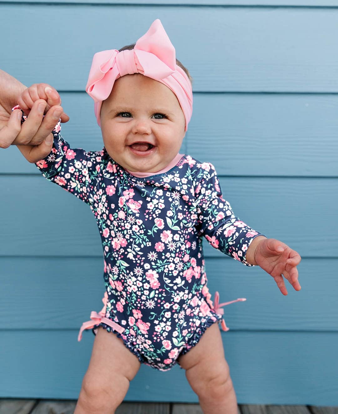 Baby Girls Novelty Baby One Piece - Rash Guard Swimsuit UPF 50+