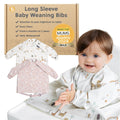 Attachable Long Sleeve Bib for Babies & Toddlers - Easy Clean