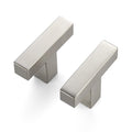 Brushed Nickel Cabinet Knobs, 6 Pack Single Hole Drawer Handles, 2 Inch