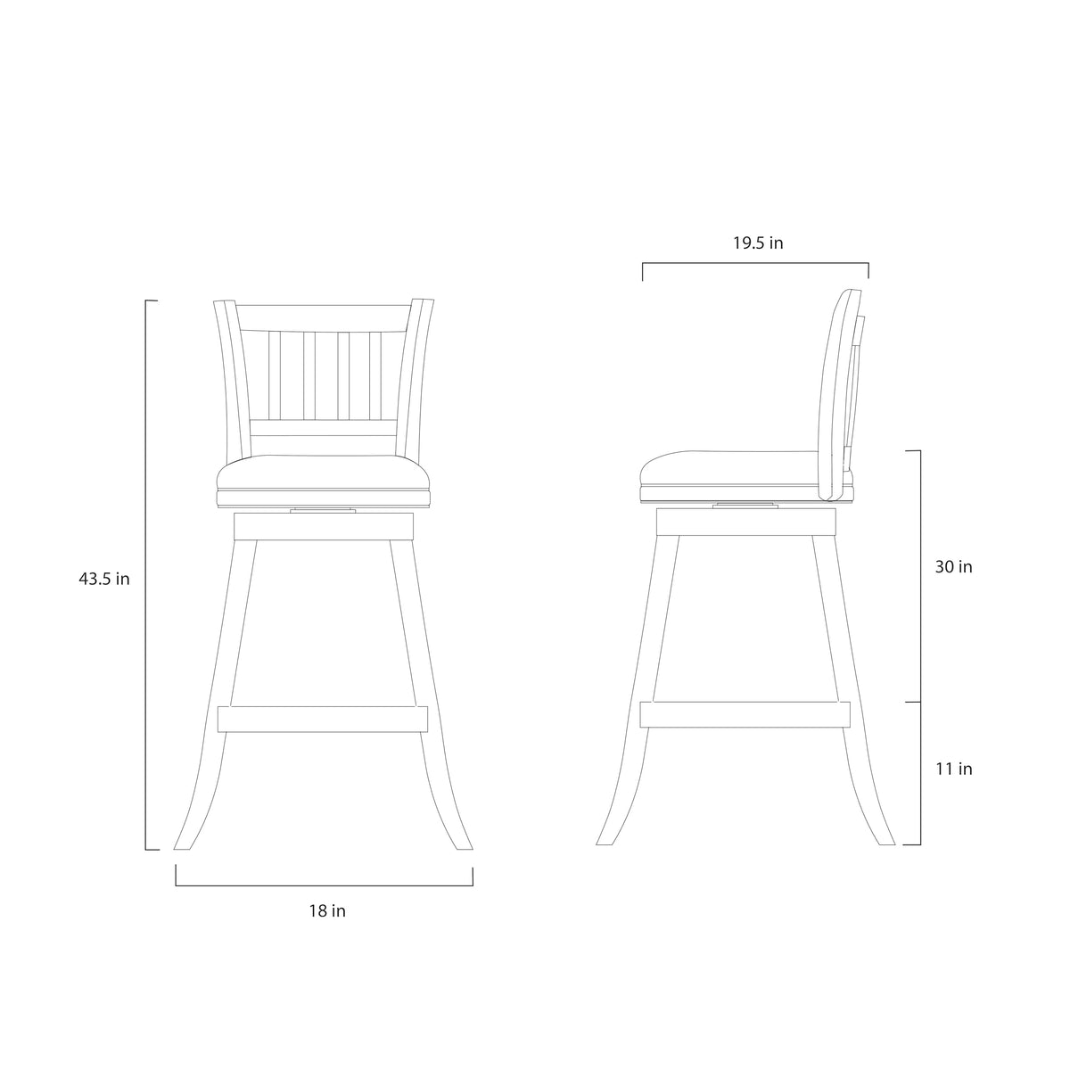 Inspired Bertoia Style Sheldon Bar Height Stool, 1 Pack, 29-Inch, 1-Pack, Driftwood Wire-Brush and Oatmeal