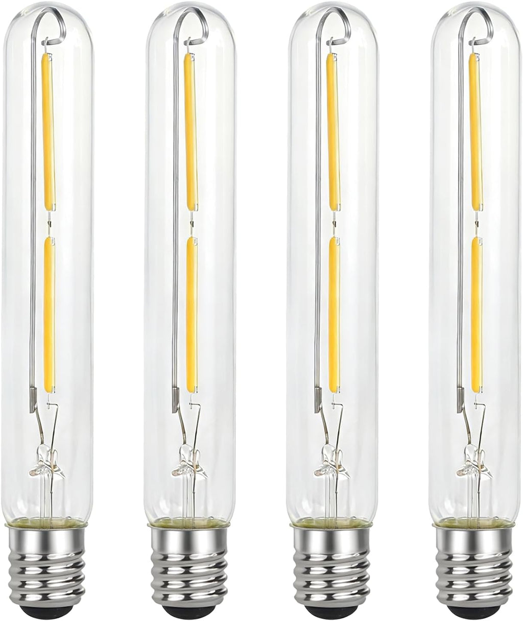 (4 Pack)T6.5 4W LED Tube Light Bulbs for Exit Sign Light,Refrigerator