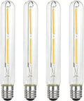 (4 Pack)T6.5 4W LED Tube Light Bulbs for Exit Sign Light,Refrigerator