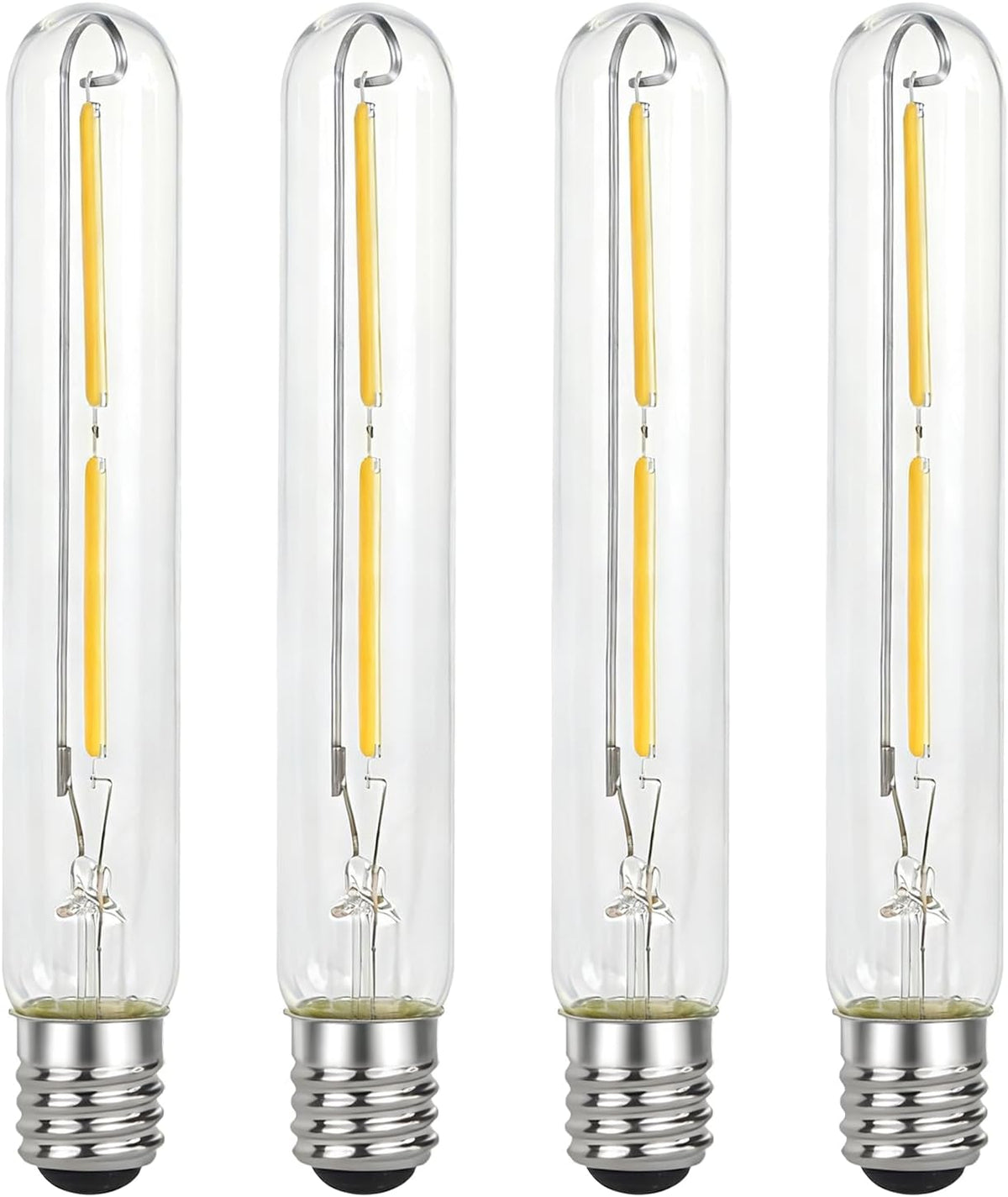 (4 Pack)T6.5 4W LED Tube Light Bulbs for Exit Sign Light,Refrigerator