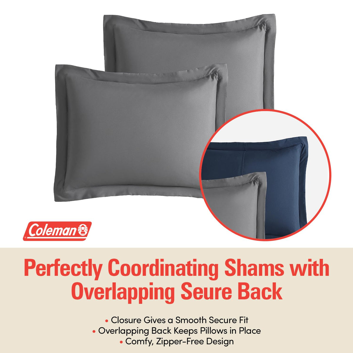 Comforter Set Reversible Bed-in-a-Bag- Double-Sided Color Options, All-Season Comforter + Shams + Sheets