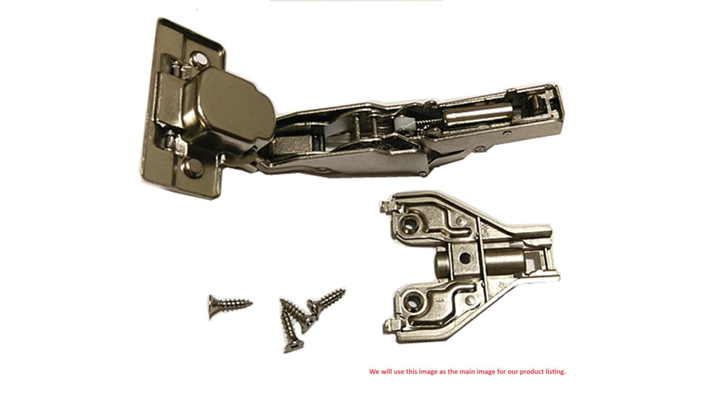 165 Degree Soft Close Cabinet Hinges 2 Pack, Face Frame Lazy Susan Corner Cabinet Hinges for Cabinet Frame to Door