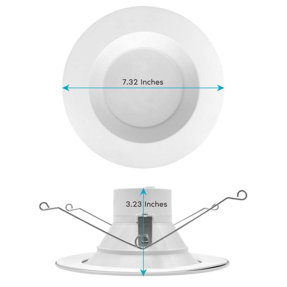 5/6 Inch LED Recessed Retrofit Downlight, 14W=90W, 1100LM (16 Pack)