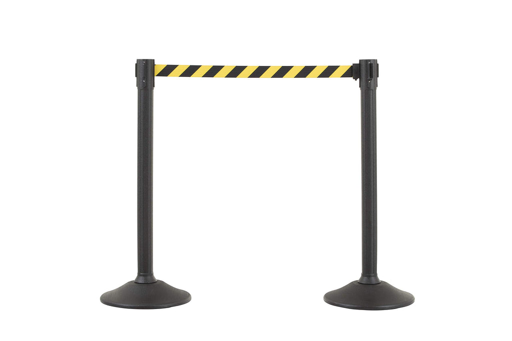 Sentry Stanchion - 6.5' Retractable Chevron Belt (2-Pack)