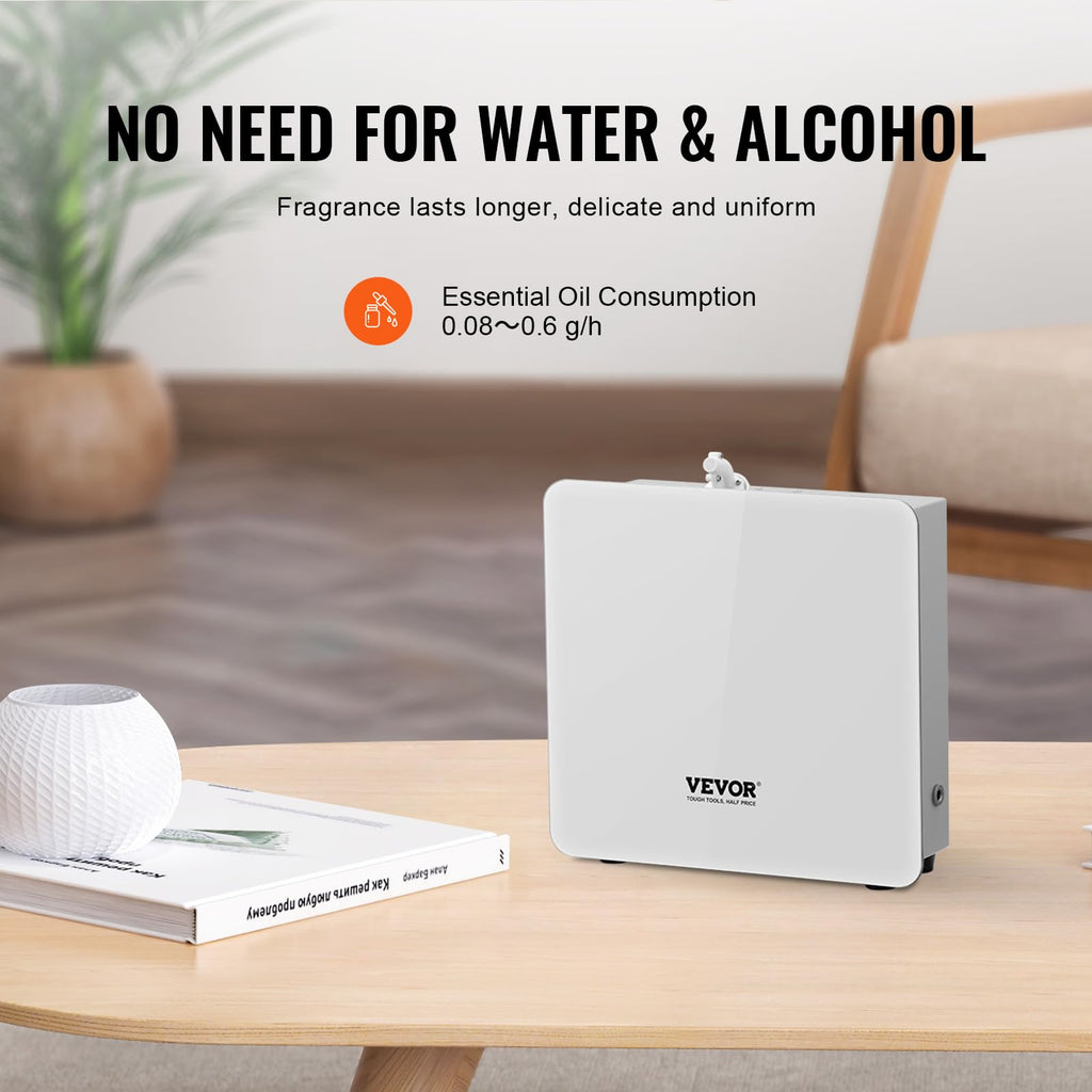 Scent Air Machine, 480ml Bluetooth Smart Essential Oil Diffuser with Cold Air Tech, Waterless Scent Diffuser Cover