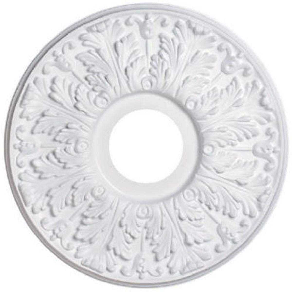 15-1/2-Inch Victorian White Finish Ceiling Medallion