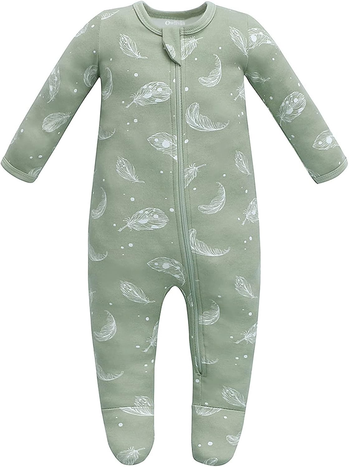 Organic Take Me Home Outfit Set, Newborn Baby Boy Girl Footed Pajama Hat and Muslin Blanket Gift Set,3 Pcs