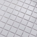 11.5 sq.ft White Glass Mosaic Tile , Pool, Kitchen Backsplash