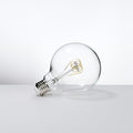 G30 LED Bulb,Single Pack, 1.25W x 1.78H inches, Indoor, Quad Loop Filament, 2200K Warm White, 5.3W, Dimmable, E26