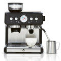 Deluxe Espresso Machine with Double Boiler, Built-in Burr Grinder
