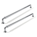 2 Pack 12 Inch Hole Center Vibrant Polished Chrome Cabinet pulls Heavy-Duty Solid Cabinet Handle Hardware Suitable